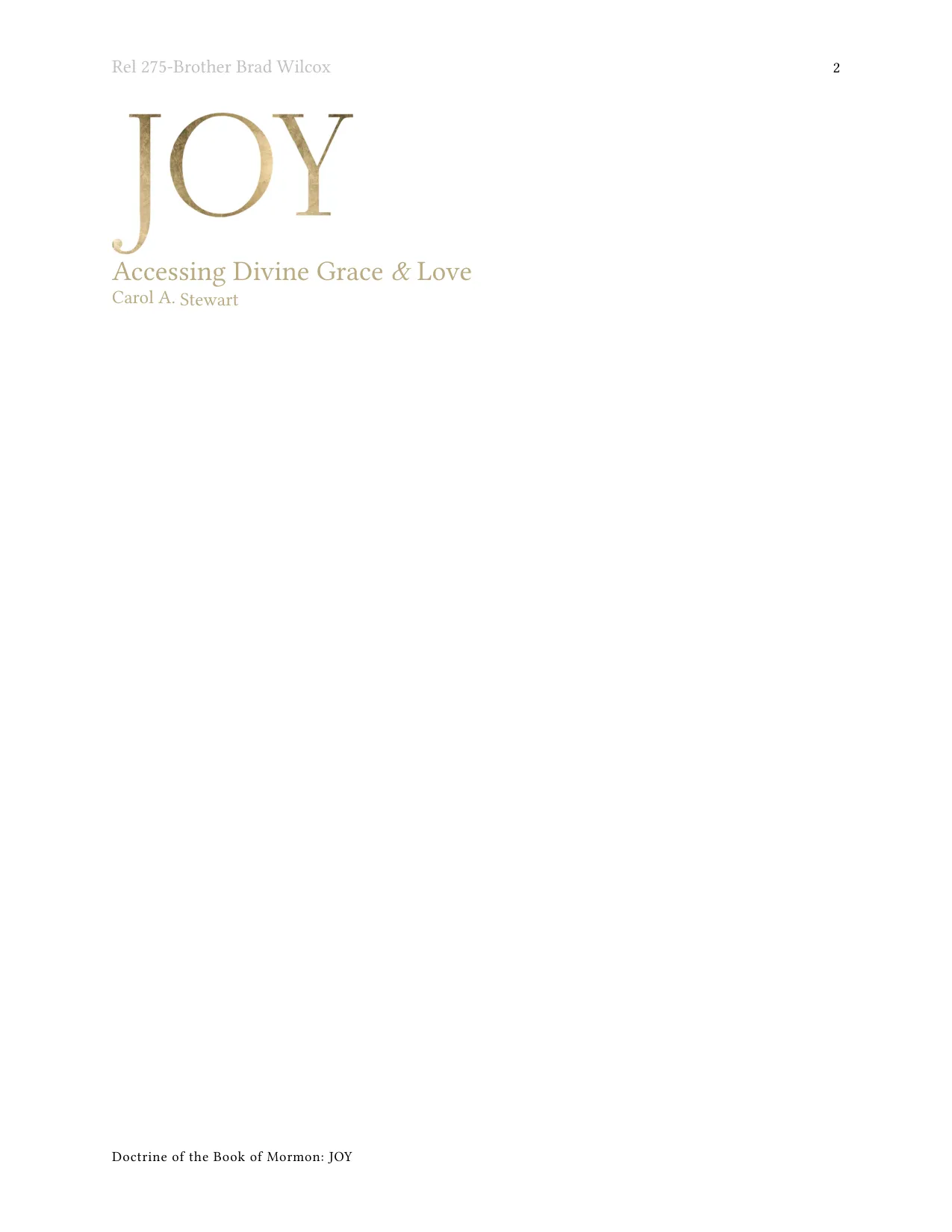 Accessing Divine Grace and Love, page 2 of 14