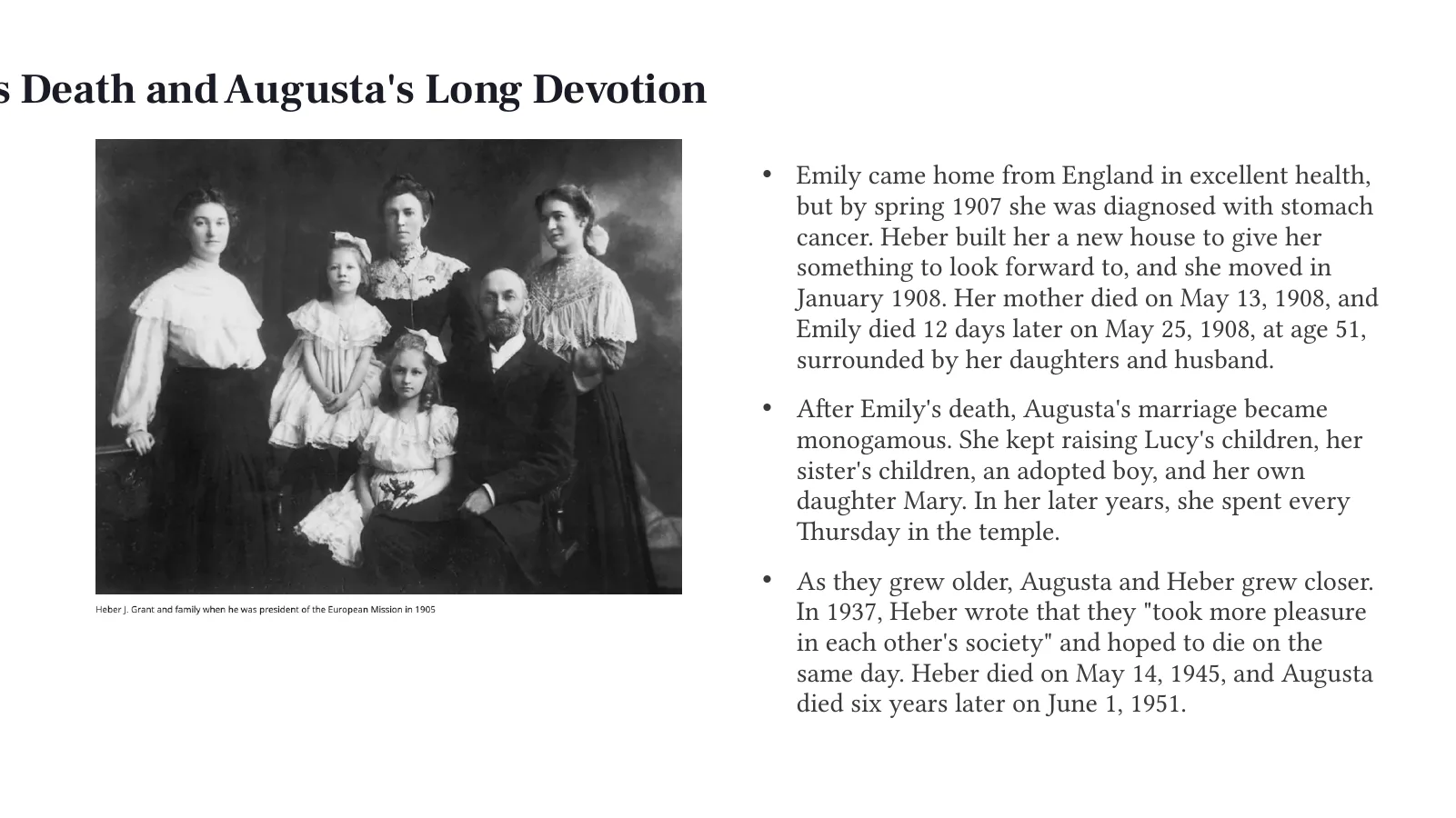 More Than a Footnote: The Wives of Heber J. Grant, page 19 of 22