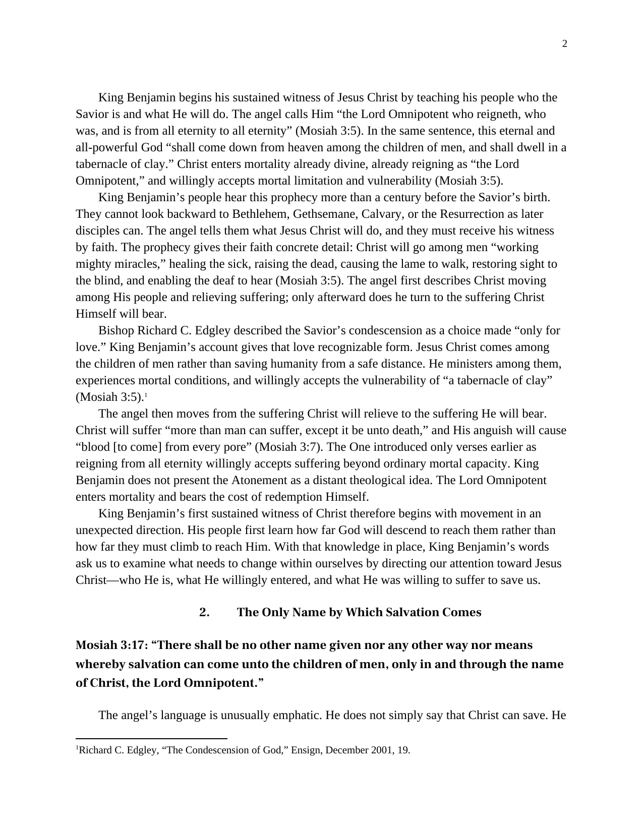 King Benjamin: From Fear to Joy, page 2 of 10