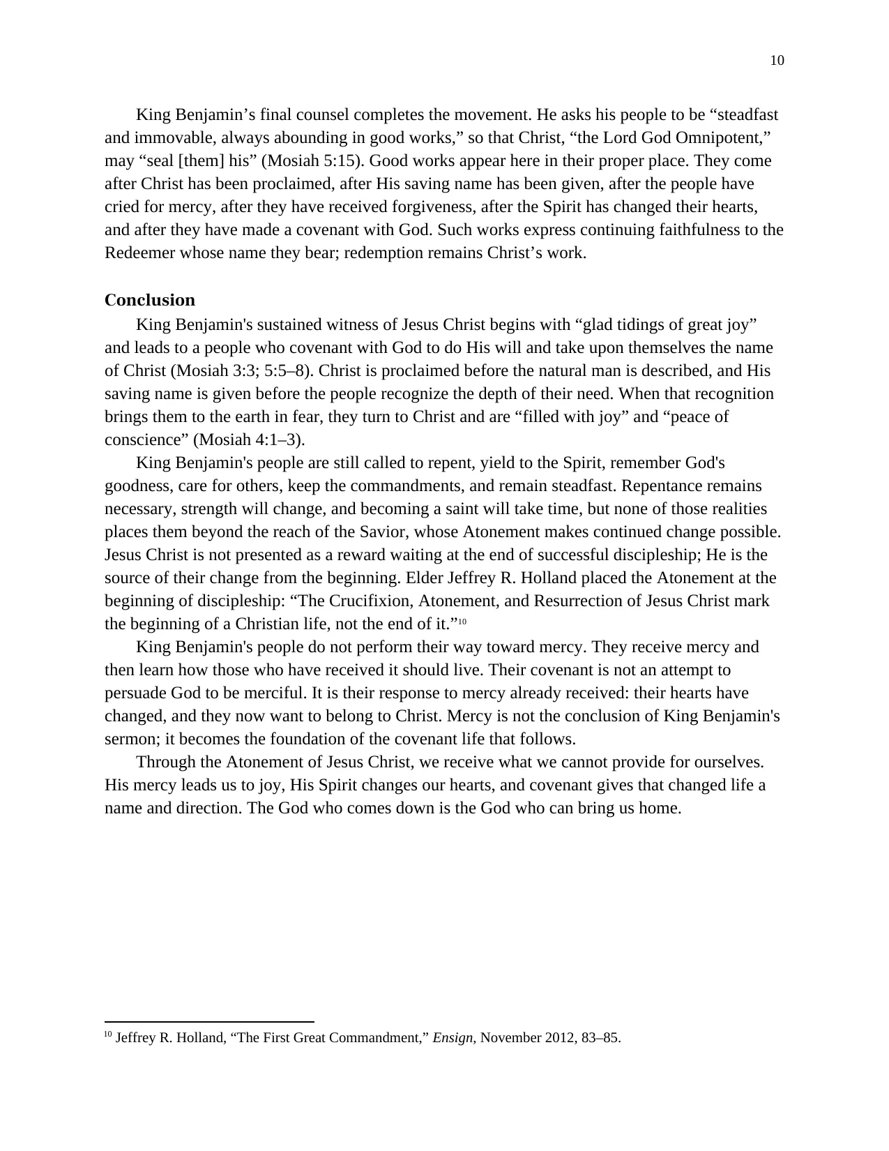 King Benjamin: From Fear to Joy, page 10 of 10