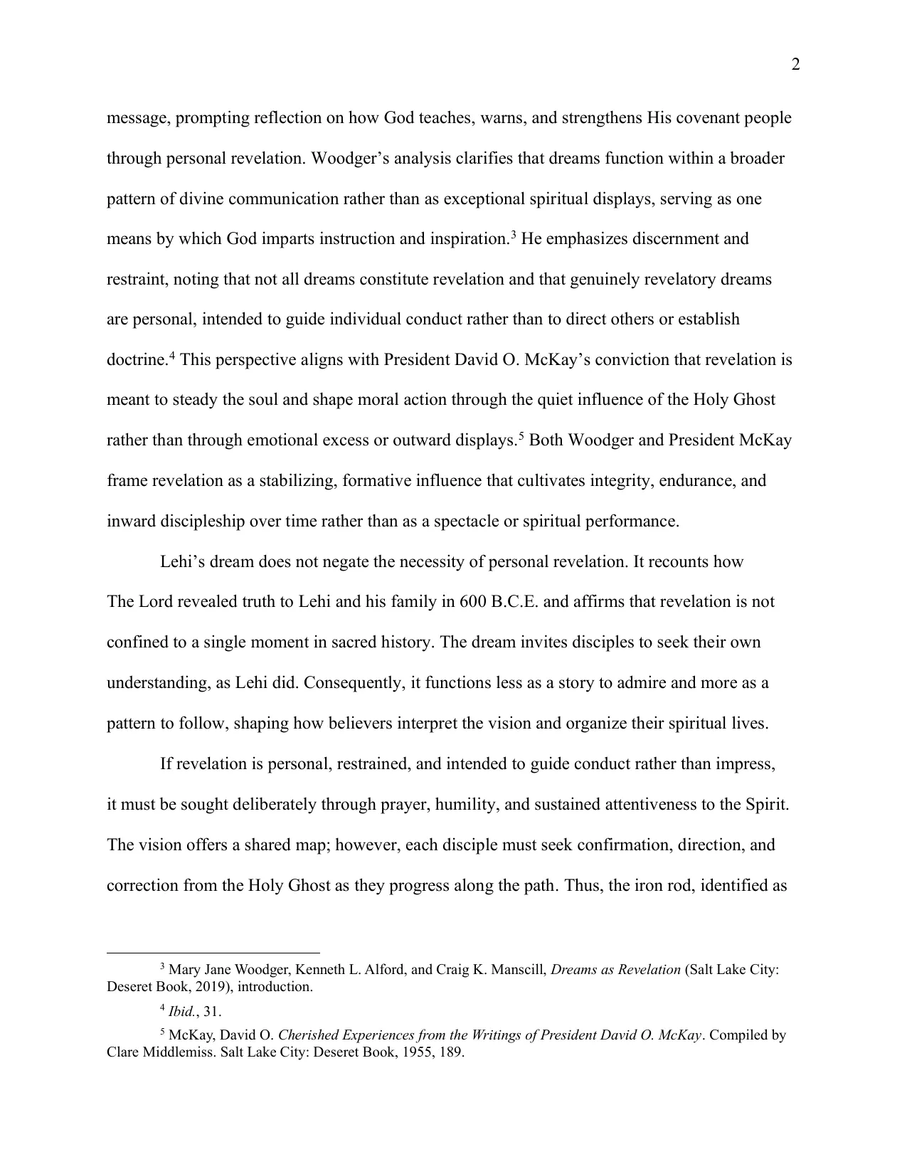 Lehi’s Dream: A Map of Covenant Discipleship, page 2 of 7
