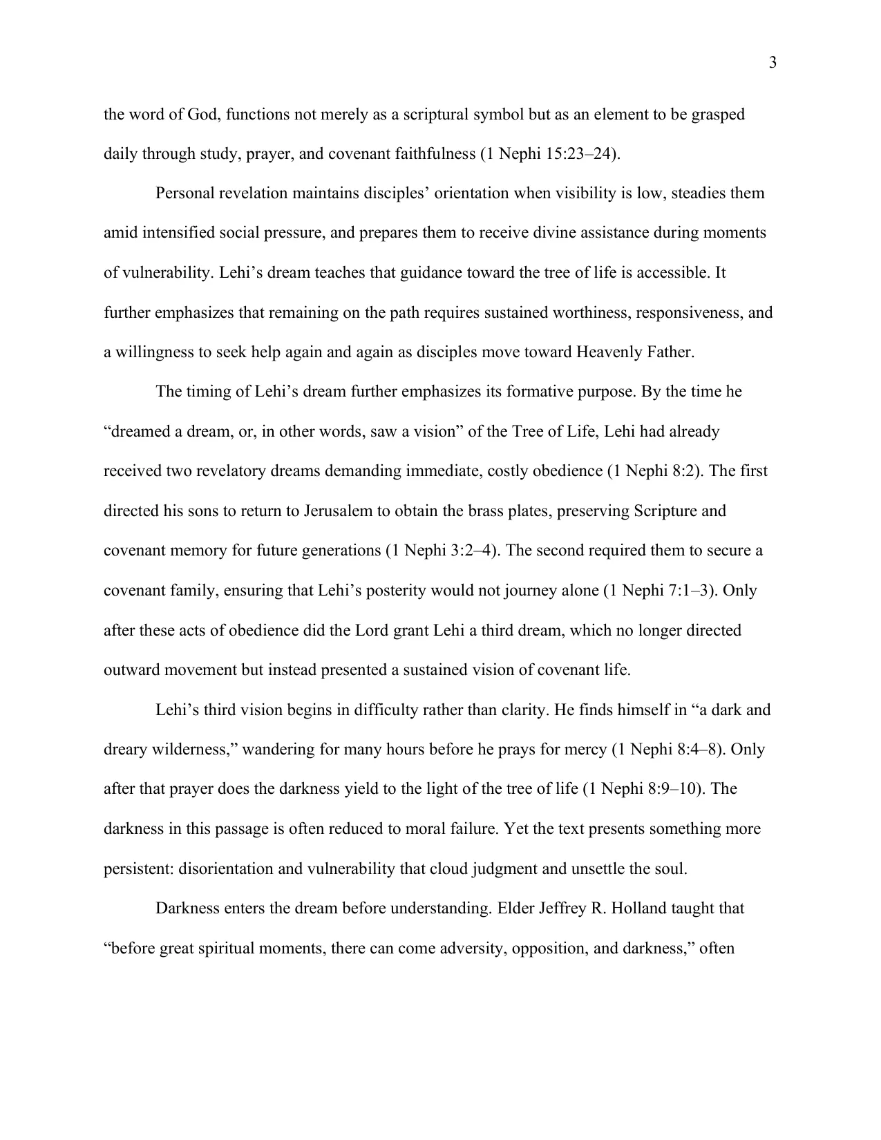 Lehi’s Dream: A Map of Covenant Discipleship, page 3 of 7