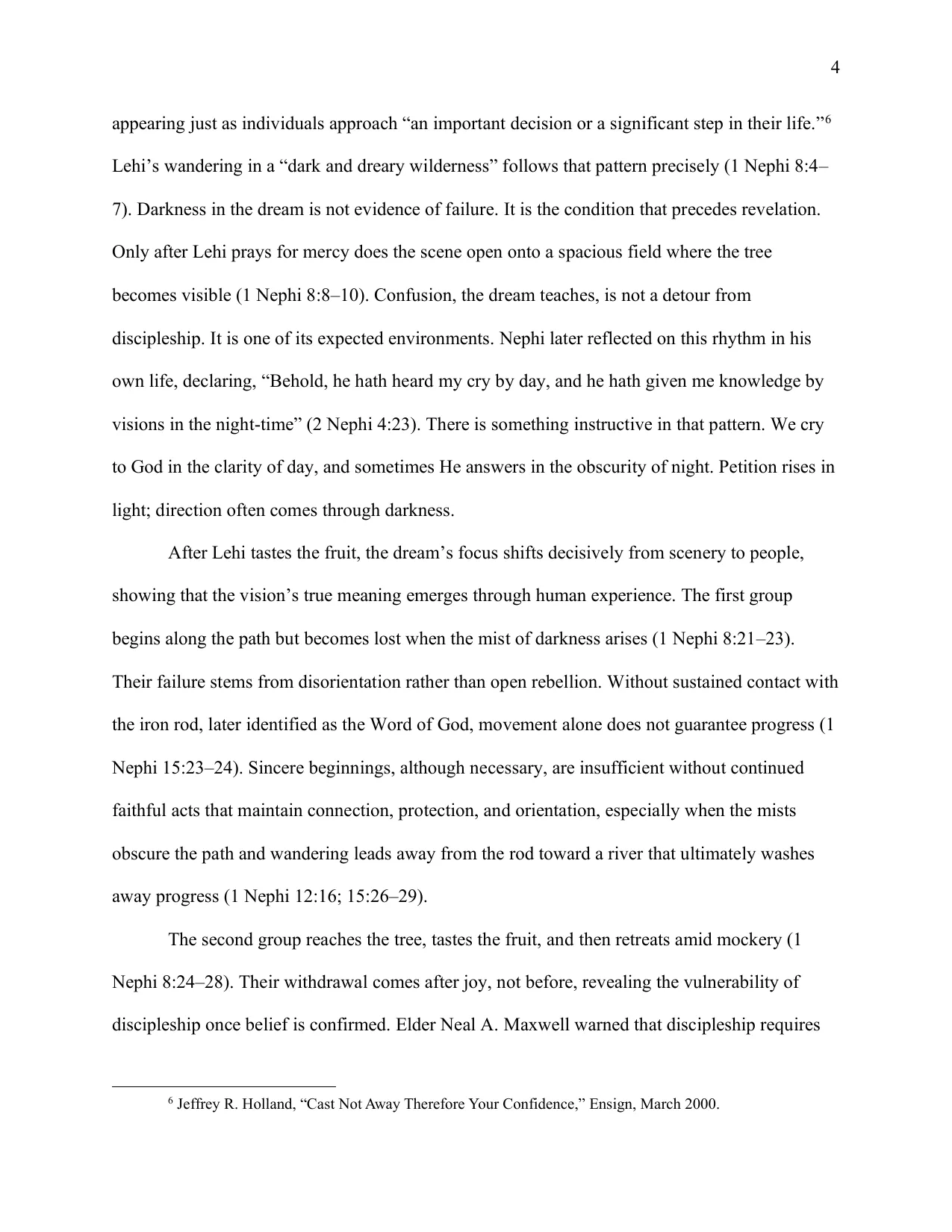 Lehi’s Dream: A Map of Covenant Discipleship, page 4 of 7