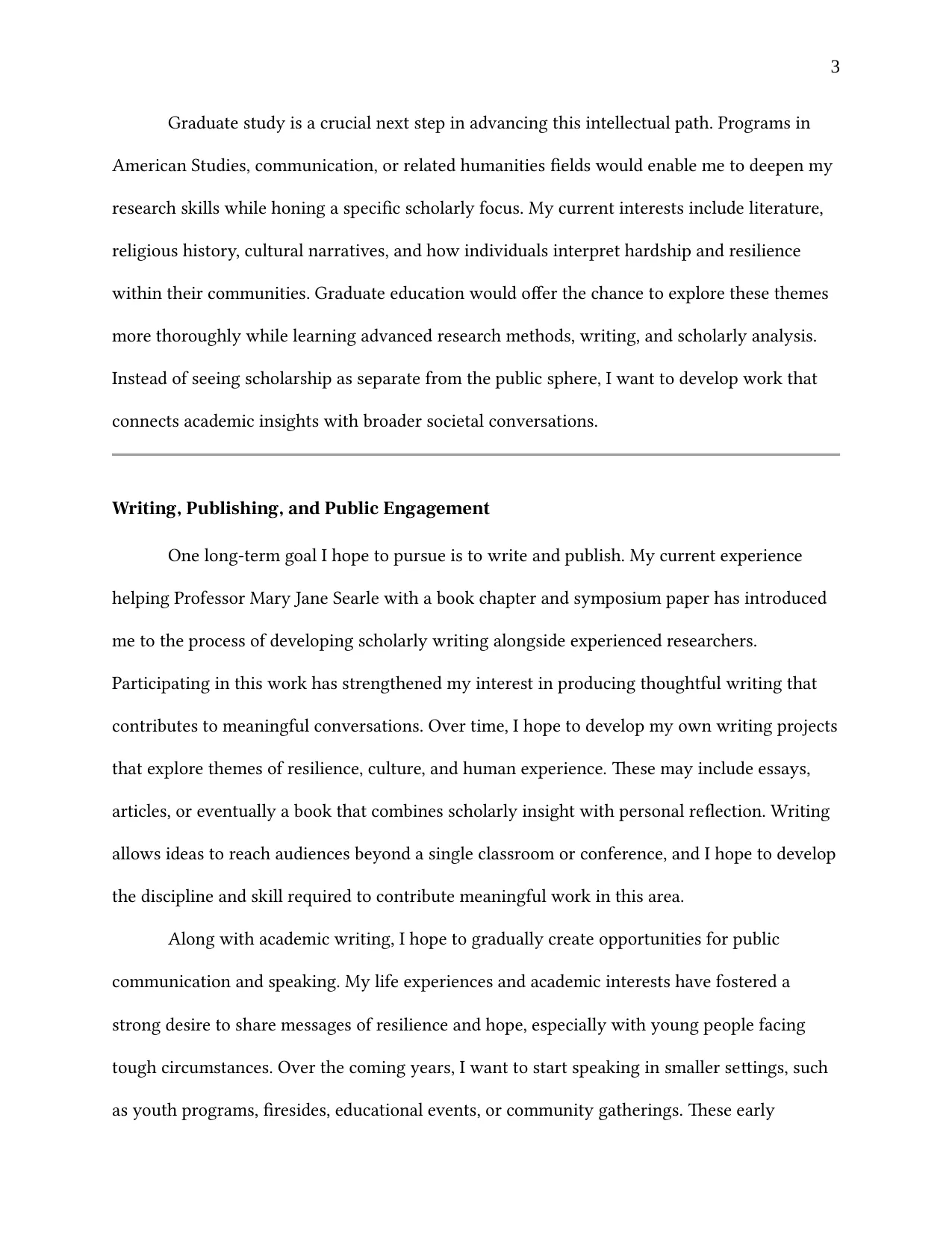 Professional Plan, page 3 of 5