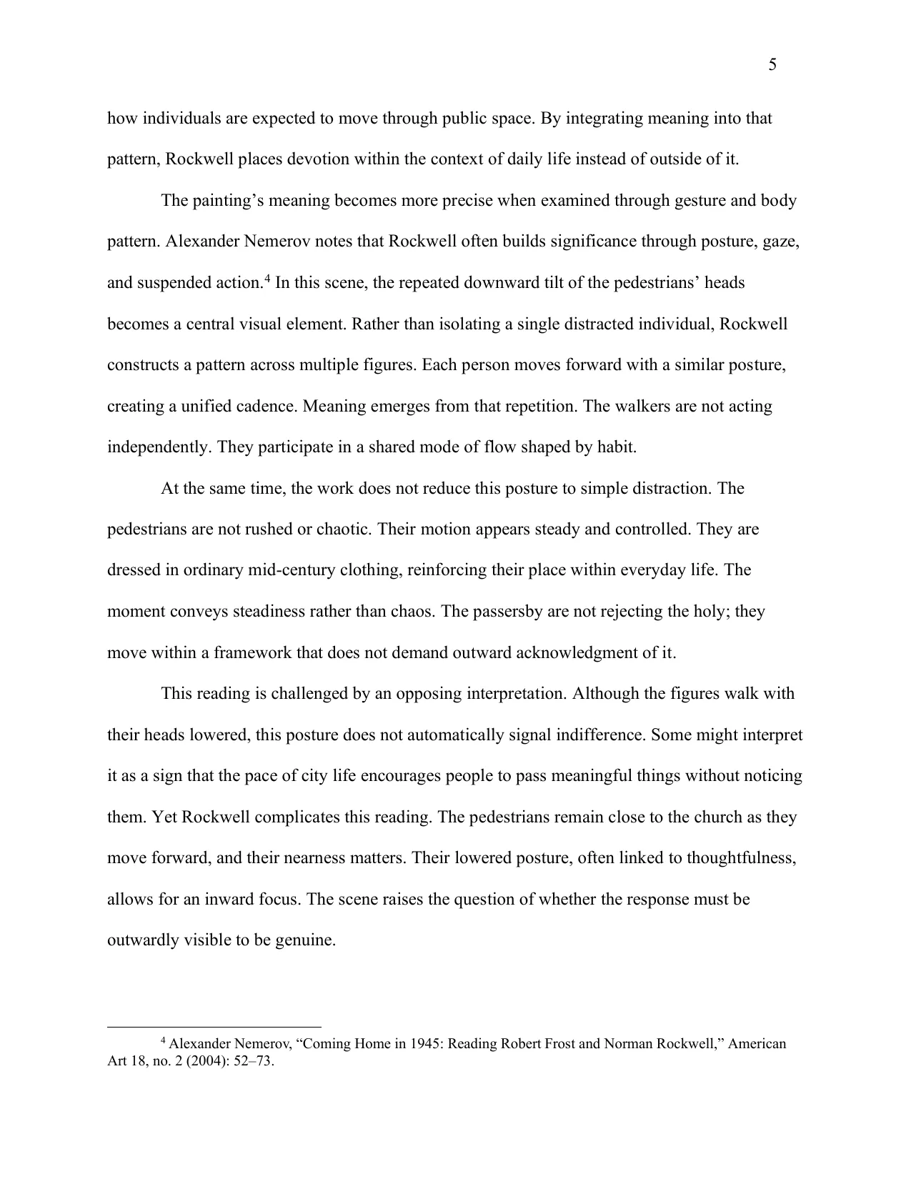 Ordinary Movement, Quiet Awareness: Spiritual Life in Rockwell’s Lift Up Thine Eyes, page 5 of 9