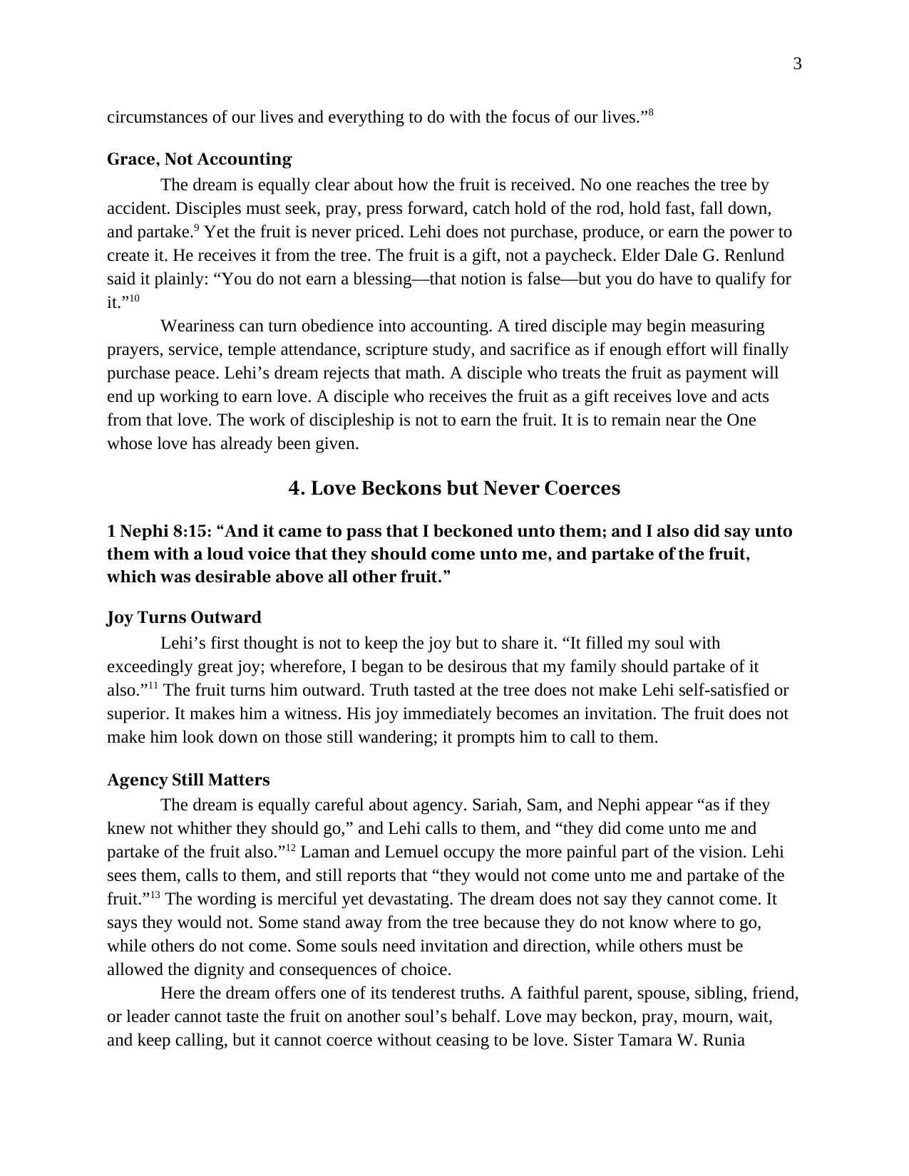 1 Nephi 8 and 11: Staying at the Tree, page 3 of 9