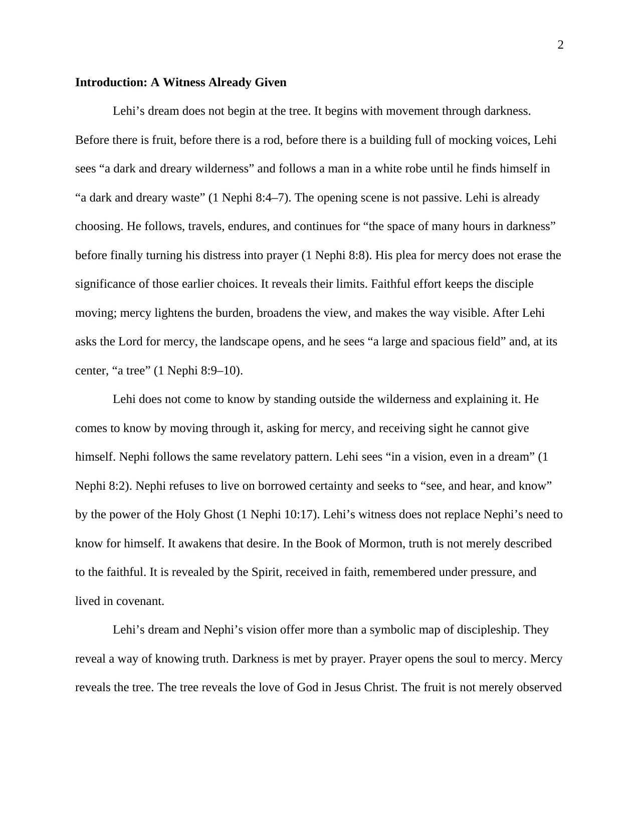 Staying at the Tree: Learning Truth From the Fruit, page 2 of 25