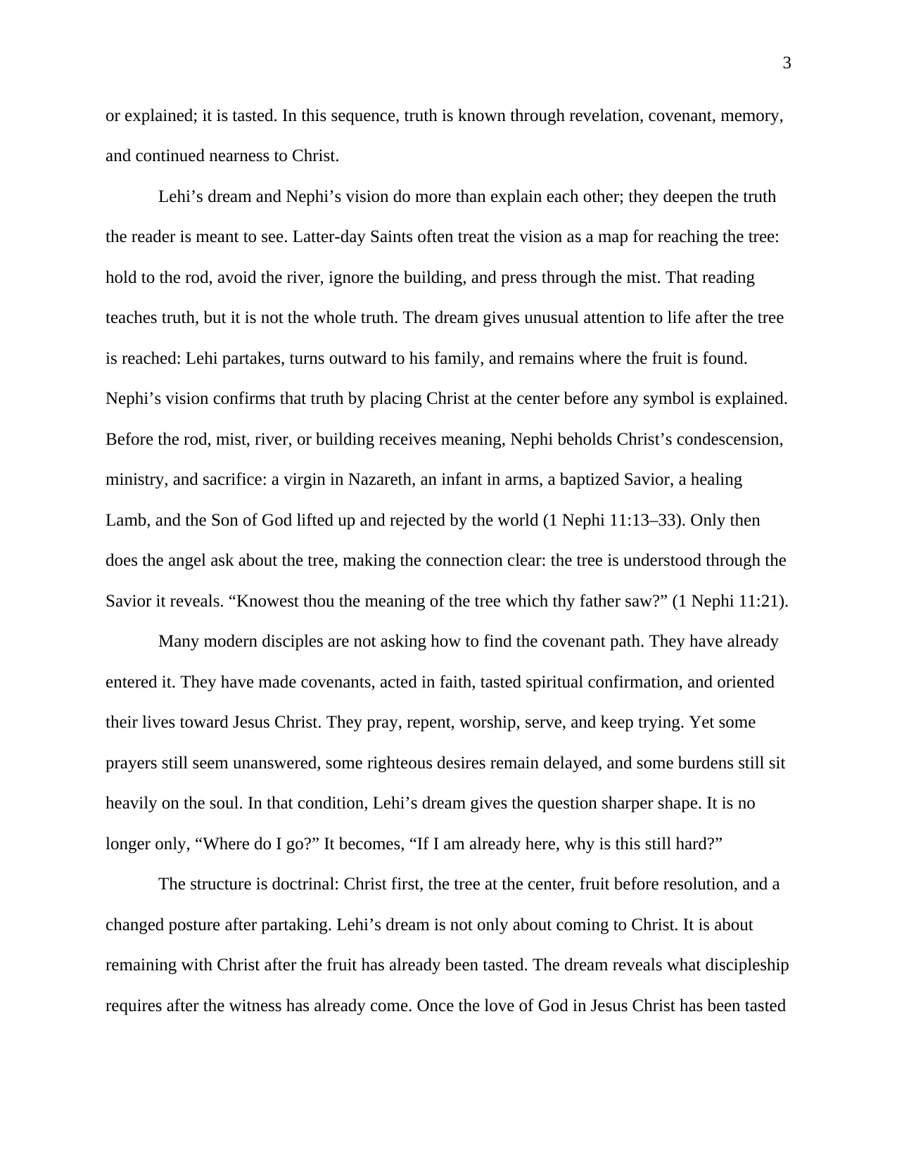 Staying at the Tree: Learning Truth From the Fruit, page 3 of 25