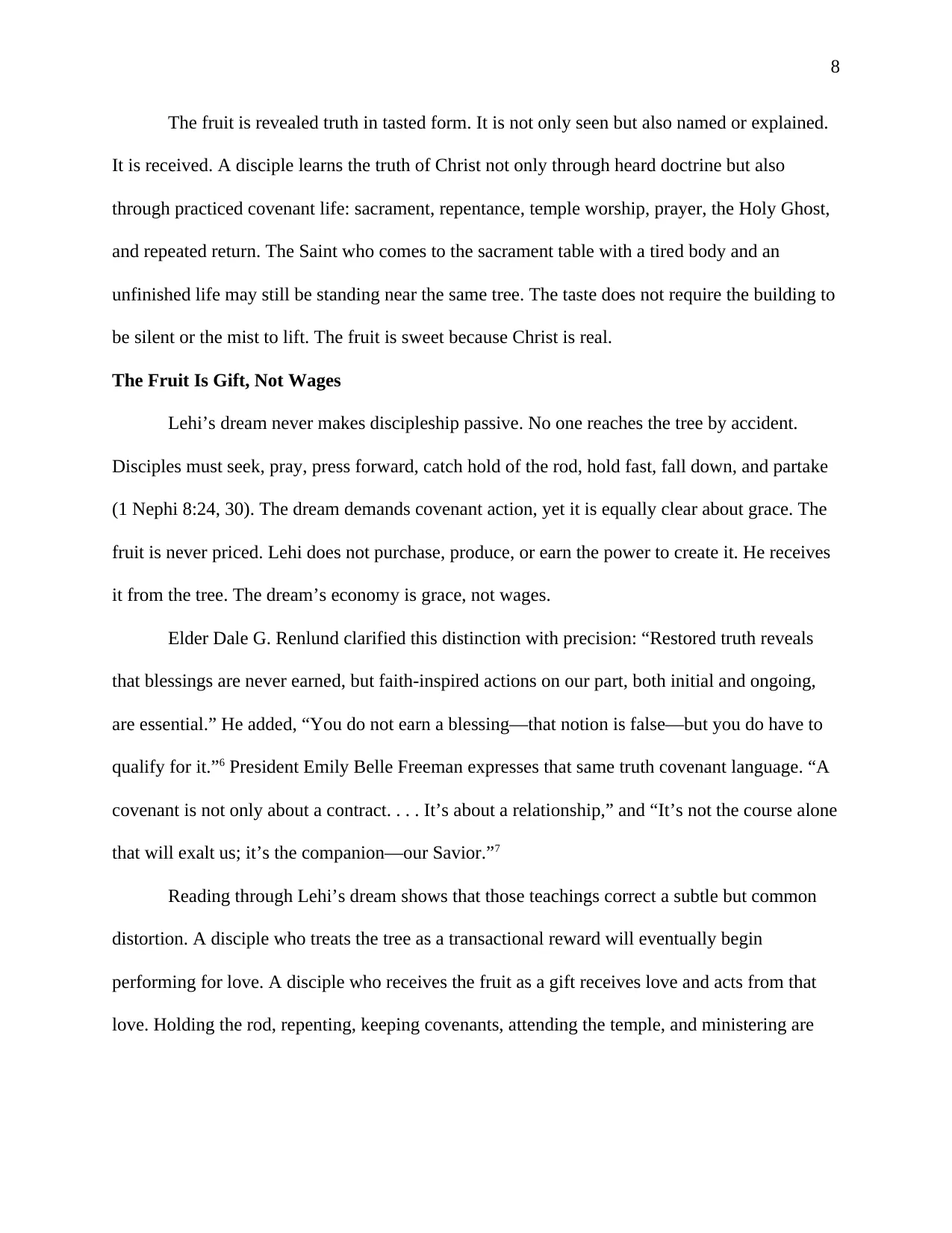 Staying at the Tree: Learning Truth From the Fruit, page 8 of 25
