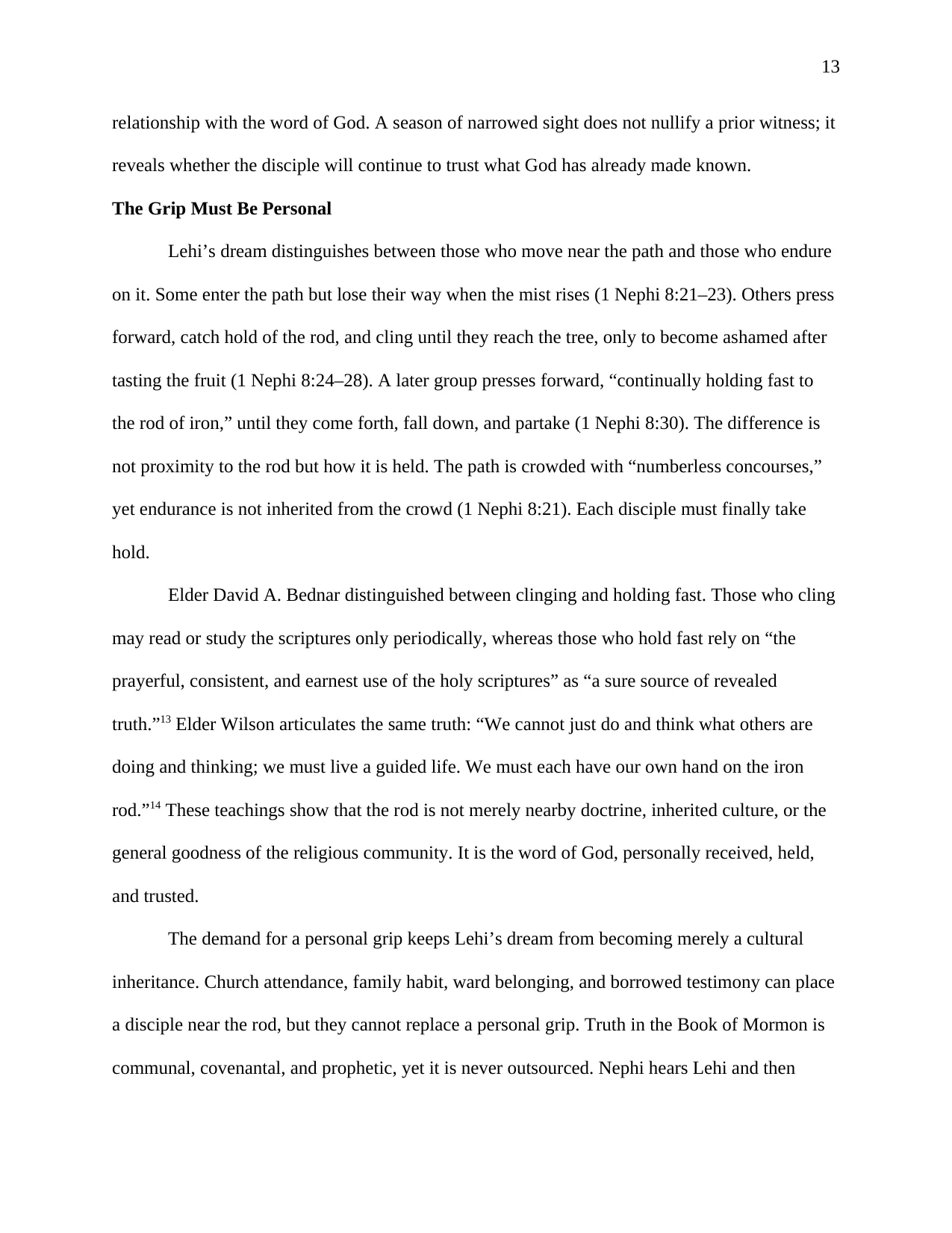 Staying at the Tree: Learning Truth From the Fruit, page 13 of 25