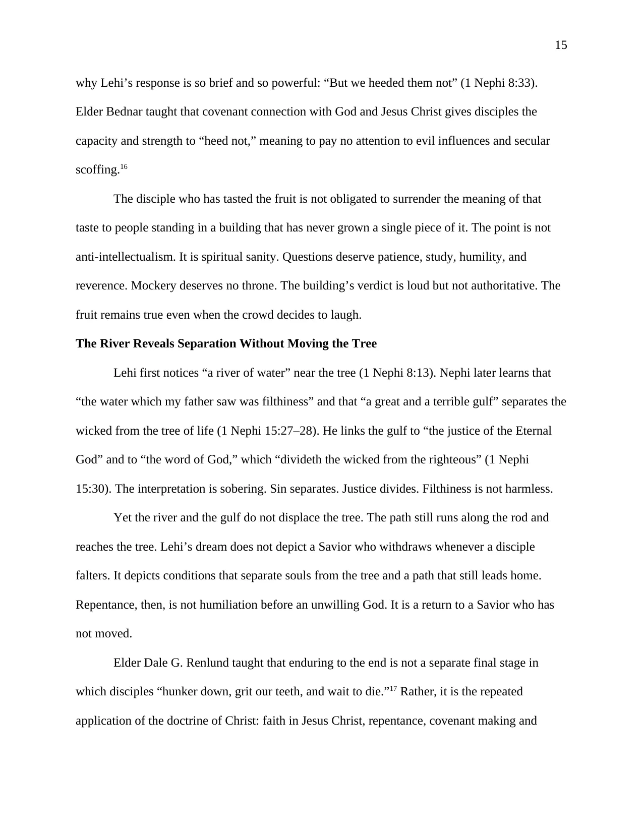 Staying at the Tree: Learning Truth From the Fruit, page 15 of 25