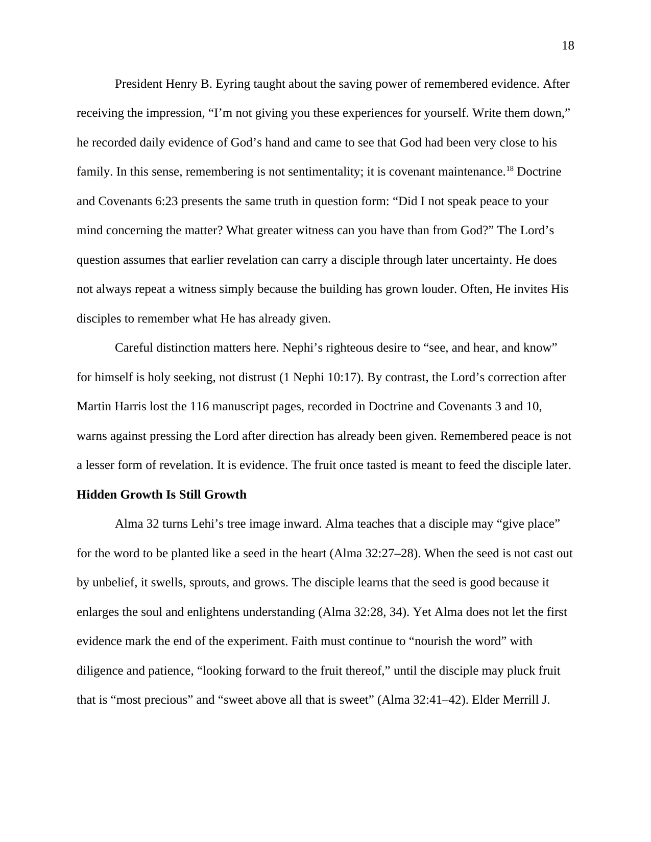 Staying at the Tree: Learning Truth From the Fruit, page 18 of 25