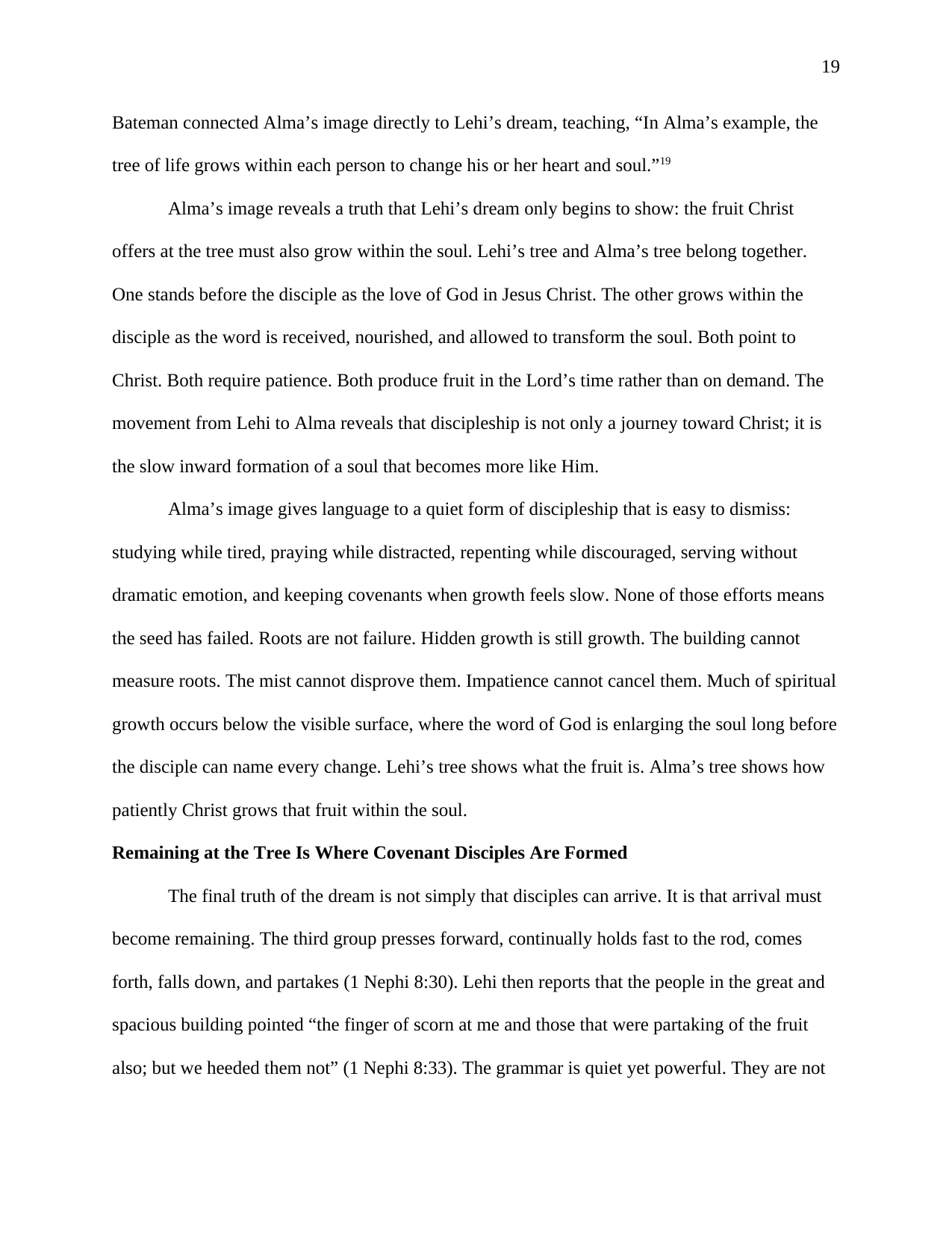 Staying at the Tree: Learning Truth From the Fruit, page 19 of 25