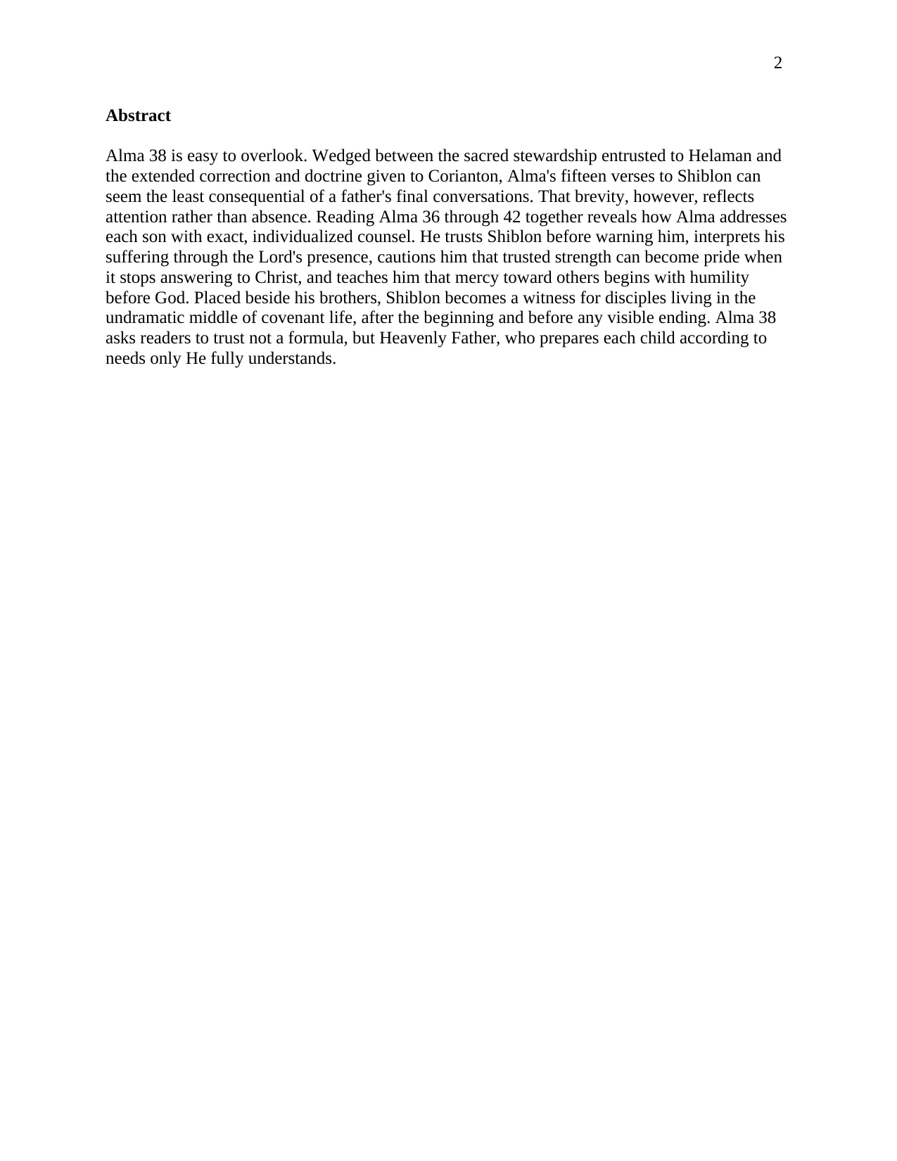The Faithful Middle: How God Measures a Life, page 2 of 16