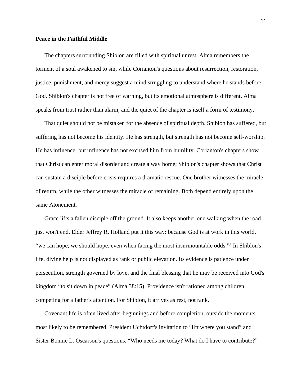 The Faithful Middle: How God Measures a Life, page 11 of 16