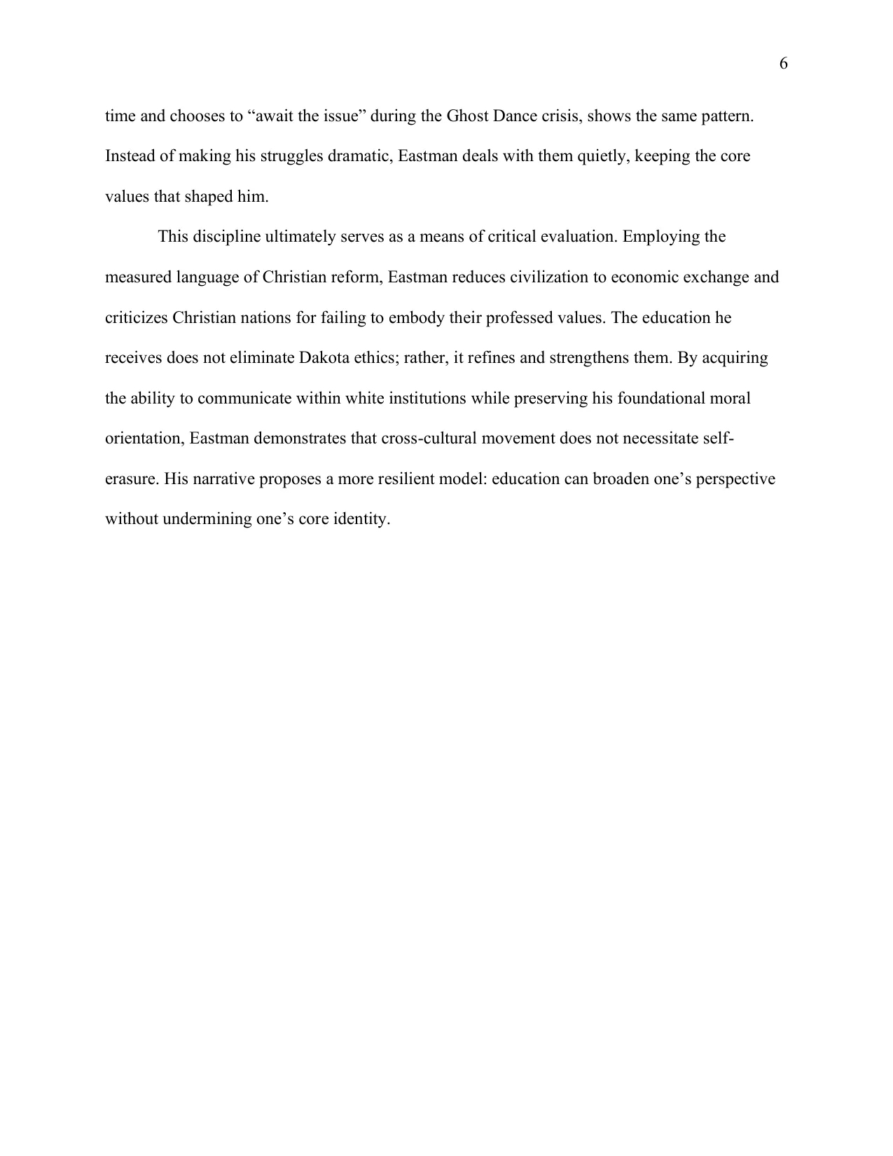 Walking Two Paths: Code-Switching and Formation in Charles Eastman’s Education, page 6 of 7