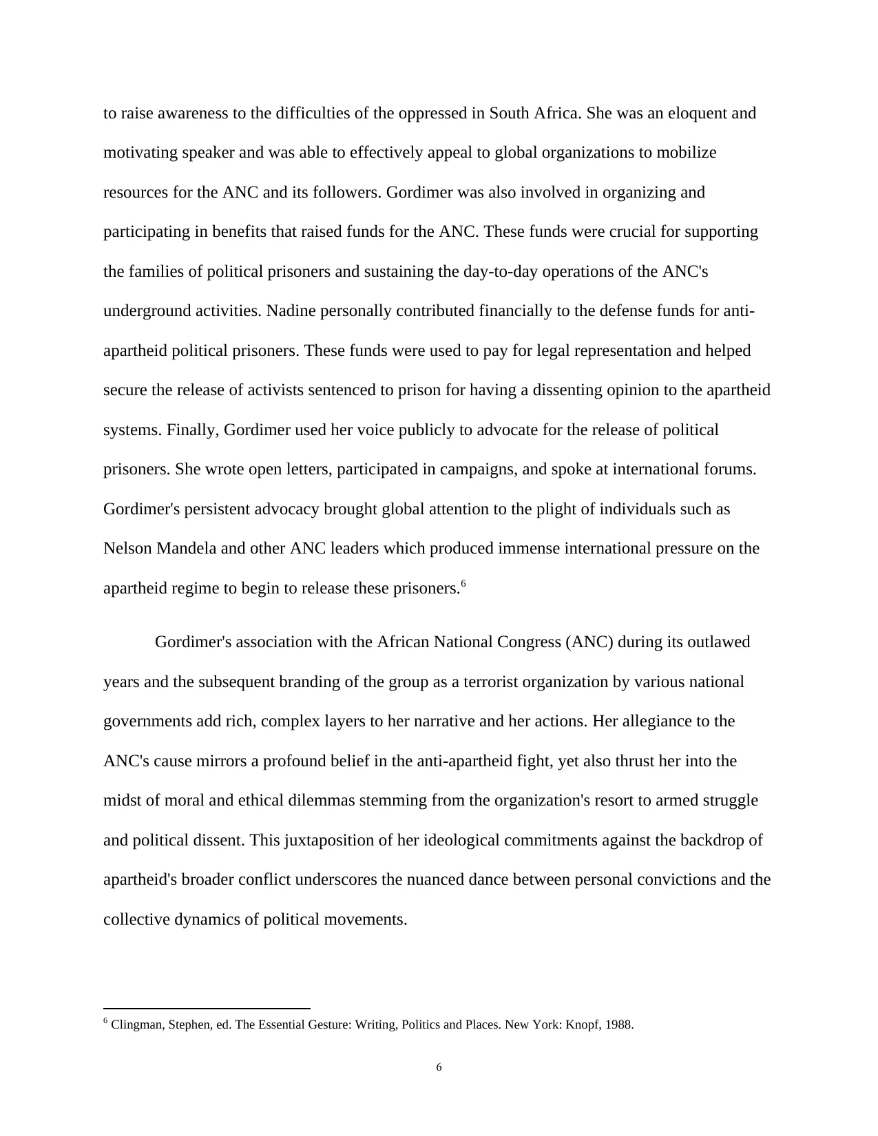 Words as Catalysts: The Indelible Legacy of Nadine Gordimer, page 6 of 21